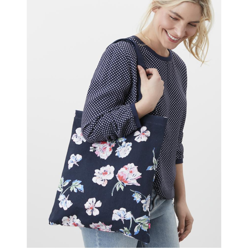 Joules Lulu Shopper - Navy Floral-1